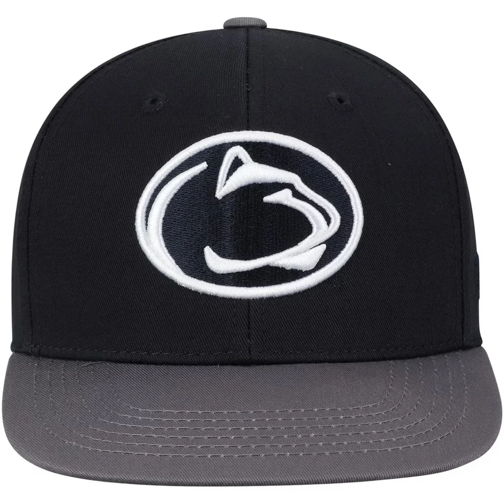 Top of the World Penn State Nittany Lions Navy Gray Flat Bill Snapback Hat - NWT